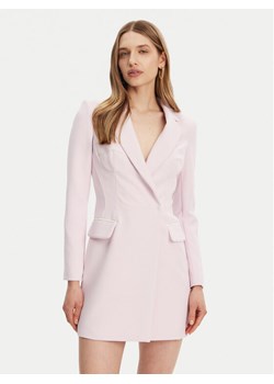 Elisabetta Franchi Sukienka koktajlowa AB-734-51E2-V600 Różowy Regular Fit ze sklepu MODIVO w kategorii Sukienki - zdjęcie 181142001