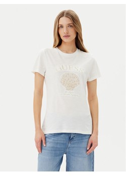 Guess T-Shirt E5GI03 K8G01 Biały Regular Fit ze sklepu MODIVO w kategorii Bluzki damskie - zdjęcie 181142111