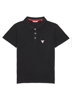 Guess Polo L2GP02 KAPY0 Czarny Regular Fit ze sklepu MODIVO w kategorii T-shirty chłopięce - zdjęcie 181142132