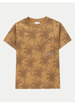 Coccodrillo T-Shirt WC4143203NWJ Beżowy Regular Fit ze sklepu MODIVO w kategorii Bluzki dziewczęce - zdjęcie 181142133
