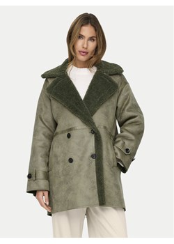 ONLY Kożuch Ylva 15322402 Zielony Regular Fit ze sklepu MODIVO w kategorii Kożuchy - zdjęcie 181142171