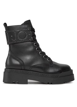 Liu Jo Botki Love 42 SF3031 P0102 Czarny ze sklepu MODIVO w kategorii Workery damskie - zdjęcie 181142181