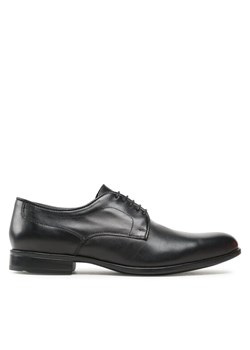 Geox Półbuty U Iacopo U169GC00043C9999 Czarny ze sklepu MODIVO w kategorii Buty eleganckie męskie - zdjęcie 181142192