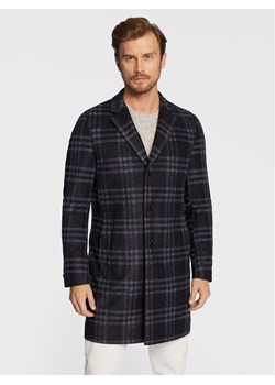 Boss Płaszcz przejściowy H-Hyde-J-224 50479591 Granatowy Slim Fit ze sklepu MODIVO w kategorii Płaszcze męskie - zdjęcie 181142200