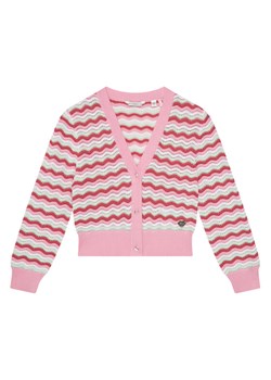 Guess Kardigan J5GR05 Z3MR1 Różowy Regular Fit ze sklepu MODIVO w kategorii Swetry dziewczęce - zdjęcie 181142264
