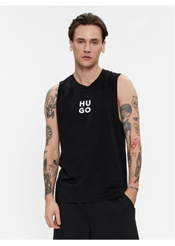 Hugo Tank top Beach 50510189 Czarny Regular Fit ze sklepu MODIVO w kategorii T-shirty męskie - zdjęcie 181142334