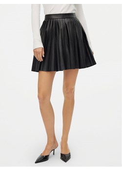 Vero Moda Spódnica z imitacji skóry Naomielly 10316312 Czarny Regular Fit ze sklepu MODIVO w kategorii Spódnice - zdjęcie 181142393