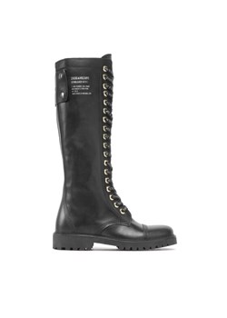 Zadig&Voltaire Kozaki Joe Boot Smooth Cowskin SWCT00101 Czarny ze sklepu MODIVO w kategorii Kozaki damskie - zdjęcie 181142414