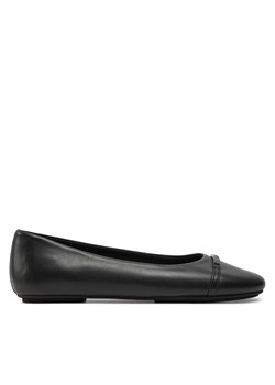 Calvin Klein Baleriny Ballerina W/M Bar Lth HW0HW02145 Czarny ze sklepu MODIVO w kategorii Balerinki - zdjęcie 181142763