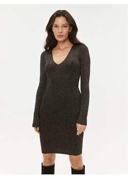 TWINSET Sukienka dzianinowa 232TT3272 Czarny Slim Fit ze sklepu MODIVO w kategorii Sukienki - zdjęcie 181142812