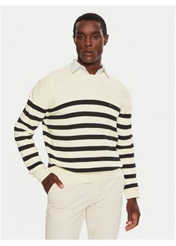 Tommy Hilfiger Sweter MW0MW36525 Beżowy Regular Fit ze sklepu MODIVO w kategorii Swetry męskie - zdjęcie 181142862