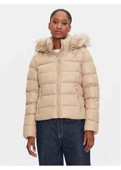 Tommy Hilfiger Kurtka puchowa WW0WW43520 Beżowy Regular Fit ze sklepu MODIVO w kategorii Kurtki damskie - zdjęcie 181142863