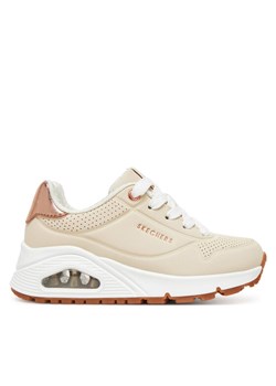 Skechers Sneakersy Uno Gen1-Shimmer Away 310545L/NAT Beżowy ze sklepu MODIVO w kategorii Buty sportowe dziecięce - zdjęcie 181143012