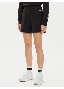 Champion Szorty sportowe Minimal Reverse Weave 116247 Czarny Regular Fit ze sklepu MODIVO w kategorii Szorty - zdjęcie 181143014