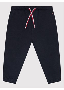 Tommy Hilfiger Spodnie dresowe Baby Solid KN0KN01497 Czarny Regular Fit - id: 0000300606322 - marki Tommy Hilfiger - 181143082 Tommy Hilfiger Spodnie dresowe Baby Solid KN0KN01497 Czarny Regular Fit ze sklepu MODIVO w kategorii Spodnie i półśpiochy - zdjęcie 181143082