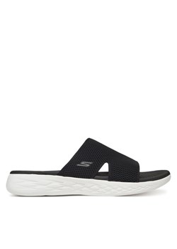 Skechers Klapki On-The-Go 600-Oceanside 140003/BKW Czarny ze sklepu MODIVO w kategorii Klapki damskie - zdjęcie 181143172