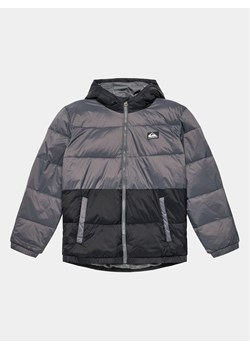 Quiksilver Kurtka puchowa Wolfs EQBJK03277 Szary Regular Fit ze sklepu MODIVO w kategorii Kurtki chłopięce - zdjęcie 181143190
