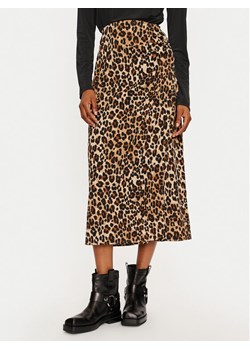 Vero Moda Spódnica midi Verena 10323868 Brązowy Regular Fit ze sklepu MODIVO w kategorii Spódnice - zdjęcie 181143261