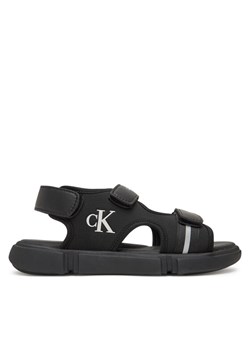 Calvin Klein Jeans Sandały V3B2-83023-1591 D Czarny ze sklepu MODIVO w kategorii Sandały dziecięce - zdjęcie 181143262
