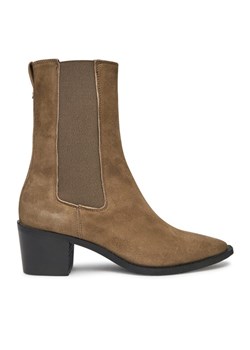 Calvin Klein Botki HW0HW02316 Beżowy ze sklepu MODIVO w kategorii Botki - zdjęcie 181143273