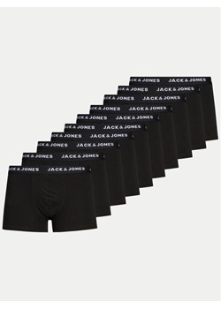 Jack&Jones Komplet 10 par bokserek Solid 12189937 Czarny ze sklepu MODIVO w kategorii Majtki męskie - zdjęcie 181143293