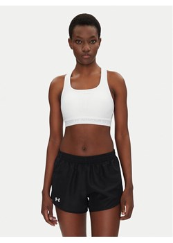 Under Armour Biustonosz sportowy Crossback Mid Bra 1361034 Biały ze sklepu MODIVO w kategorii Biustonosze - zdjęcie 181143363