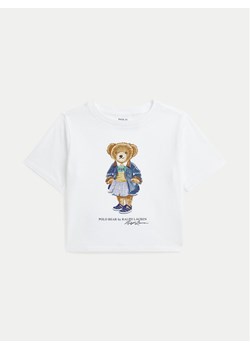 Polo Ralph Lauren T-Shirt 313965155001 Biały Boxy Fit ze sklepu MODIVO w kategorii Bluzki dziewczęce - zdjęcie 181143383