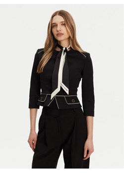 Elisabetta Franchi Marynarka GI-T51-51E2-V560 Czarny Regular Fit ze sklepu MODIVO w kategorii Marynarki damskie - zdjęcie 181143482