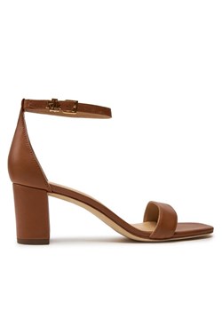 Lauren Ralph Lauren Sandały 802927949002 Brązowy ze sklepu MODIVO w kategorii Sandały damskie - zdjęcie 181143483