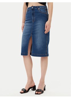 Silvian Heach Spódnica jeansowa Quofoy GPP25403LO Granatowy Regular Fit ze sklepu MODIVO w kategorii Spódnice - zdjęcie 181143563