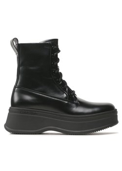 Calvin Klein Botki Pitched Combat HW0HW01599 Czarny ze sklepu MODIVO w kategorii Botki - zdjęcie 181143574