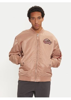 Alpha Industries Kurtka bomber 148140 Beżowy Regular Fit ze sklepu MODIVO w kategorii Kurtki męskie - zdjęcie 181143582