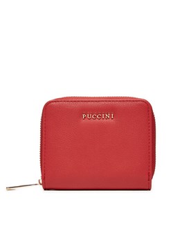 Puccini Mały Portfel Damski BLP838A Czerwony ze sklepu MODIVO w kategorii Portfele damskie - zdjęcie 181143612