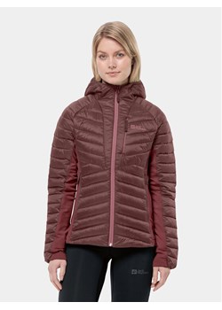 Jack Wolfskin Kurtka outdoor Routeburn Pro Ins Jkt 1207192 Bordowy Regular Fit ze sklepu MODIVO w kategorii Kurtki damskie - zdjęcie 181143710