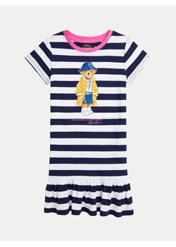 Polo Ralph Lauren Sukienka codzienna 312957382001 Granatowy Regular Fit ze sklepu MODIVO w kategorii Sukienki dziewczęce - zdjęcie 181143764