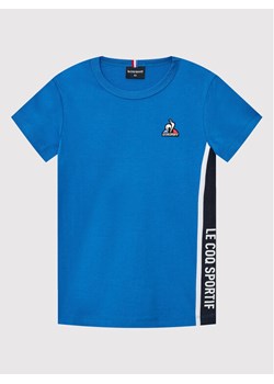 Le Coq Sportif T-Shirt 2210494 Niebieski Regular Fit ze sklepu MODIVO w kategorii T-shirty chłopięce - zdjęcie 181143794