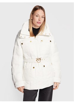 PINKO Kurtka zimowa Olga 1G18JC A082 Biały Relaxed Fit ze sklepu MODIVO w kategorii Kurtki damskie - zdjęcie 181143872