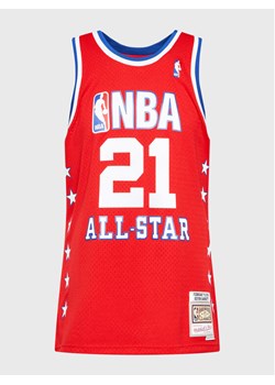 Mitchell & Ness Tank top SMJY5296 Czerwony Regular Fit ze sklepu MODIVO w kategorii T-shirty męskie - zdjęcie 181144051