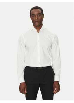 HUGO Koszula Kason 50482056 Biały Slim Fit ze sklepu MODIVO w kategorii Koszule męskie - zdjęcie 181144071