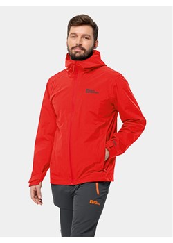 Jack Wolfskin Kurtka przeciwdeszczowa Robury 2L Jkt 1116391 Czerwony Regular Fit ze sklepu MODIVO w kategorii Kurtki męskie - zdjęcie 181144162