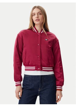Tommy Jeans Kurtka bomber Satin Coach DW0DW20229 Różowy Regular Fit ze sklepu MODIVO w kategorii Kurtki damskie - zdjęcie 181144281