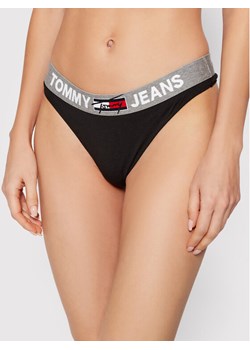 Tommy Jeans Stringi UW0UW02823 Czarny ze sklepu MODIVO w kategorii Majtki damskie - zdjęcie 181144420