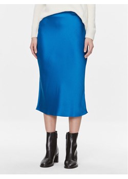 Samsøe Samsøe Spódnica midi Agneta F22300195 Niebieski Regular Fit ze sklepu MODIVO w kategorii Spódnice - zdjęcie 181144623