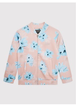 Guess Bluza J2YQ05 KAZQ0 Różowy Regular Fit ze sklepu MODIVO w kategorii Bluzy dziewczęce - zdjęcie 181144670