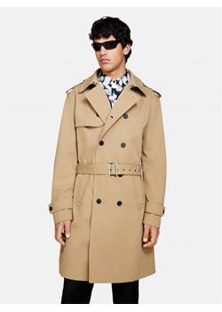 Sisley Trencz 21ZHSN02Z Beżowy Regular Fit ze sklepu MODIVO w kategorii Płaszcze męskie - zdjęcie 181144700