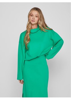 Vila Bluza 14088385 Zielony Relaxed Fit ze sklepu MODIVO w kategorii Bluzy damskie - zdjęcie 181144784