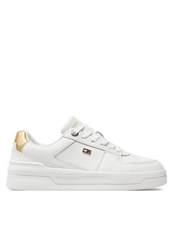 Tommy Hilfiger Sneakersy Essential Basket Sneaker Gold FW0FW08076 Écru ze sklepu MODIVO w kategorii Buty sportowe damskie - zdjęcie 181144804