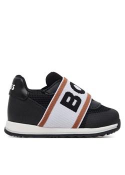 BOSS Sneakersy J52157 M Czarny ze sklepu MODIVO w kategorii Buty sportowe dziecięce - zdjęcie 181144811