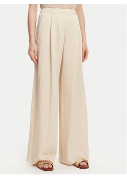 Marella Spodnie palazzo Silico 2513131125 Écru Wide Leg ze sklepu MODIVO w kategorii Spodnie damskie - zdjęcie 181144882