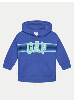 Gap Bluza 707550-04 Niebieski Regular Fit ze sklepu MODIVO w kategorii Bluzy chłopięce - zdjęcie 181144952